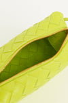 Acid Kiwi Nappa Mini Loop Intrecciato Crossbody Bag