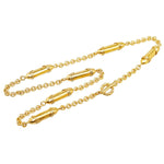 Chanel Logo Chain Necklace Gold Plated