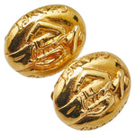 Chanel Mademoiselle Gold Earrings