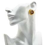 Chanel Mademoiselle Gold Earrings