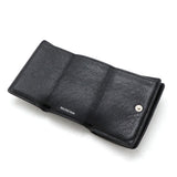 balenciaga Classic Mini Leather Wallet Black