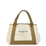 balenciaga Canvas Leather Cabas S Tote Bag