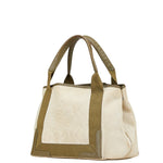 balenciaga Canvas Leather Cabas S Tote Bag