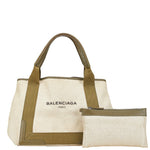 balenciaga Canvas Leather Cabas S Tote Bag