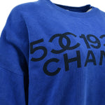 Chanel logo-print cotton sweatshirt #L
