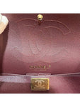 255 Vintage Calfskin Gold Tone Metal Large Flap Shoulder Bag Black Chanel