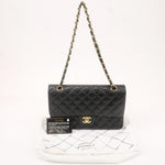Chanel Matelasse 25 Lamb Skin Double Flap Shoulder Bag A01112