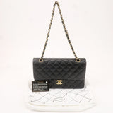 Chanel Matelasse 25 Lamb Skin Double Flap Shoulder Bag A01112