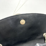 balenciaga Calfskin Logo Matelasse S BB Round Shoulder Bag Black LA43555