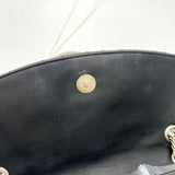 balenciaga Calfskin Logo Matelasse S BB Round Shoulder Bag Black LA43555