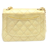 Chanel Matelasse Chain New Shoulder Bag Leather Gold CC Auth 25305A