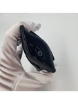 24P Coco Lettering CC Logo Card Slot Caviar Black AP3835 Chanel