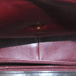 Chanel Matelasse Chain New Shoulder Bag Lamb Skin Black Gold CC Auth 28632A