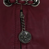 Chanel Matelasse Chain Backpack Lamb Skin Bordeaux CC Auth 30736A