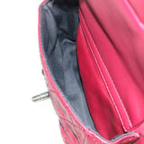 Chanel Matelasse Chain Backpack Lamb Skin Bordeaux CC Auth 30736A