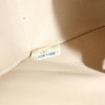 Chanel Matelasse 25 Turn Lock Chain Shoulder Bag Satin Beige CC Auth 32604
