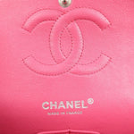 Chanel Matelasse 25 Tweed Leather Chain W Flap Shoulder Bag Pink