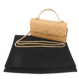 Chanel Matelasse Caviar Skin Flap Phone Case Shoulder Bag AP3238