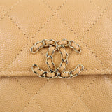 Chanel Matelasse Caviar Skin Flap Phone Case Shoulder Bag AP3238