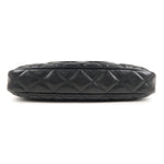Chanel Matelasse Caviar Skin Chain Shoulder Bag Black A22476