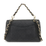 Chanel Matelasse Caviar Skin 2Way Chain Shoulder Bag Black