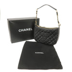 Chanel Matelasse Caviar Skin Chain Shoulder Bag Black A20993