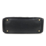 Chanel Matelasse Caviar Skin Chain Tote Bag Black A67294