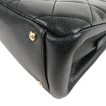 Chanel Matelasse Caviar Skin Chain Tote Bag Black A67294