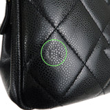 Chanel Matelasse Caviar Skin Chain Tote Bag Black A67294