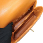 Chanel Matelasse Caviar Skin COCO Handle 24 XS Bag Brown A92990