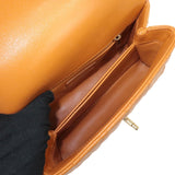 Chanel Matelasse Caviar Skin COCO Handle 24 XS Bag Brown A92990