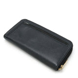 Chanel Long Zip Wallet in Black Caviar Leather A13228