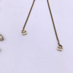Chanel Long Double Strand Faux Pearl Necklace With Cc Logo
