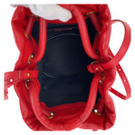 balenciaga B Bucket Bag Red Leather 2way
