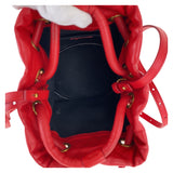 balenciaga B Bucket Bag Red Leather 2way