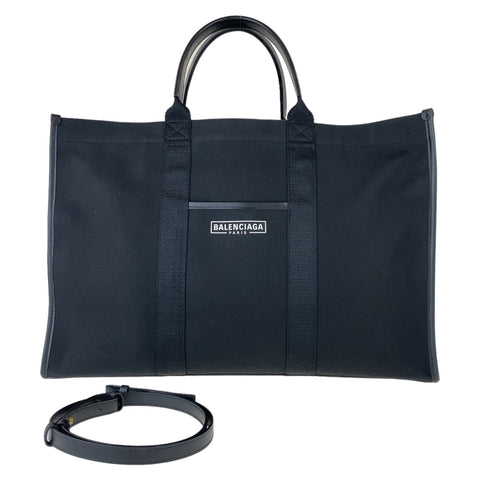 balenciaga Canvas/Leather Large Tote Bag