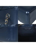 A94485 Navy Vintage Silver Gabriel Small Chain Backpack Chanel