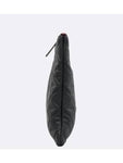 A82545 Classic Black Caviar Logo New Medium Clutch Chanel
