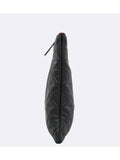 A82545 Classic Black Caviar Logo New Medium Clutch Chanel