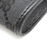 balenciaga balenciaga  GUCCI Pochette Hacker Project Shoulder Bag  Canvas  Black 680130