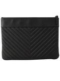 A80992 Caviar Mademoiselle Clutch New Medium Overseas Invoice 34038 1 Chanel