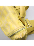 A15958 Yellow color fabric new travel backpack and crossbag Chanel