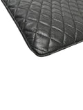 A84407 Cavier Skin Boy Vintage Gold Plated Large Clutch Chanel