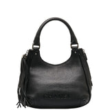 Chanel logo Tasel handbags black leather ladies Chanel