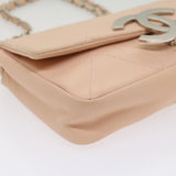 Chanel Matelasse Chain Shoulder Bag Leather Pink CC Auth 53097