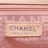 Chanel Matelasse Chain Shoulder Bag Leather Pink CC Auth 53097