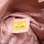 Chanel Matelasse Chain Shoulder Bag Leather Pink CC Auth 53097