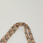 Chanel Matelasse Chain Shoulder Bag Leather Pink CC Auth 53097