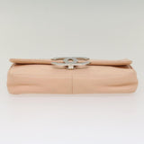 Chanel Matelasse Chain Shoulder Bag Leather Pink CC Auth 53097