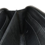 Chanel Long Zip Wallet in Black Caviar Leather A13228